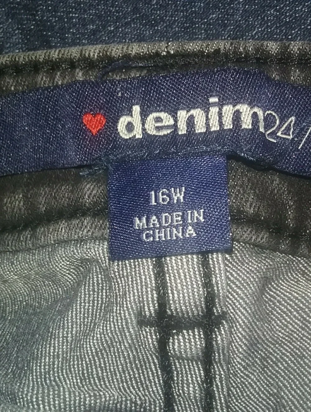 Women's Black Capri Jeans - Denim24/7 - 16W - Picture 4 of 4